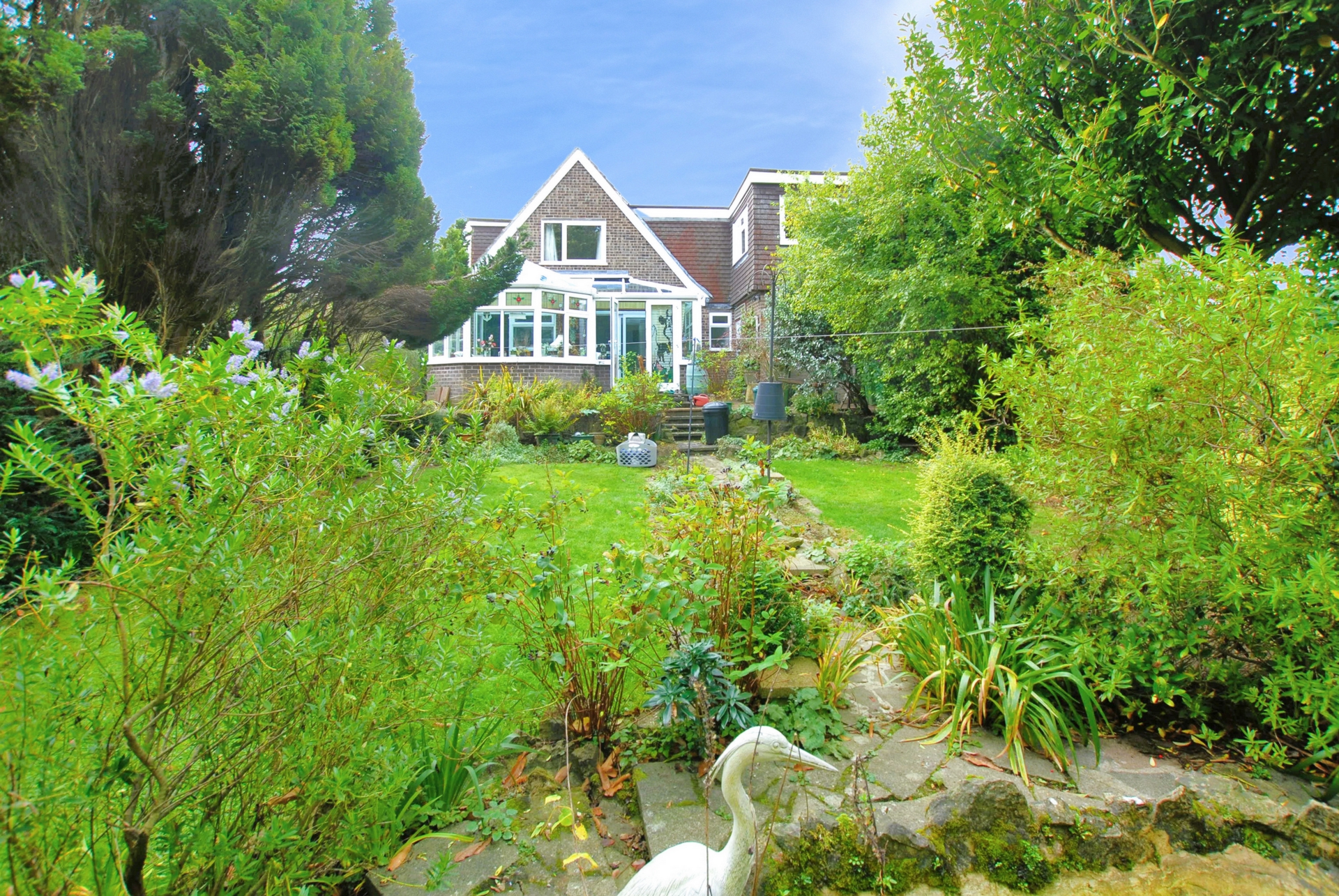 Rear Garden, Berwick Lane, Lympne, CT21